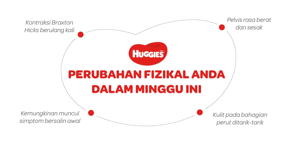 Perubahan Fizikal Ibu Mengandung 40 Minggu | Huggies Malaysia